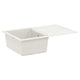 Évier Vidaxx blanc 780 x 500 mm 80% quartz et 20% résine