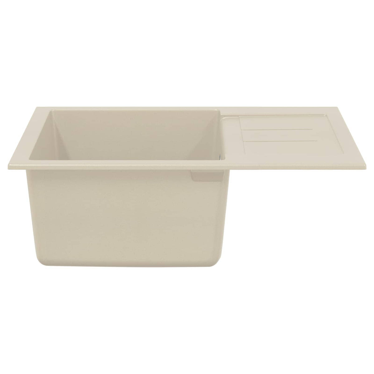 Lavabo Vidaxx beige 620 x 500 mm 80% quartz et 20% résine