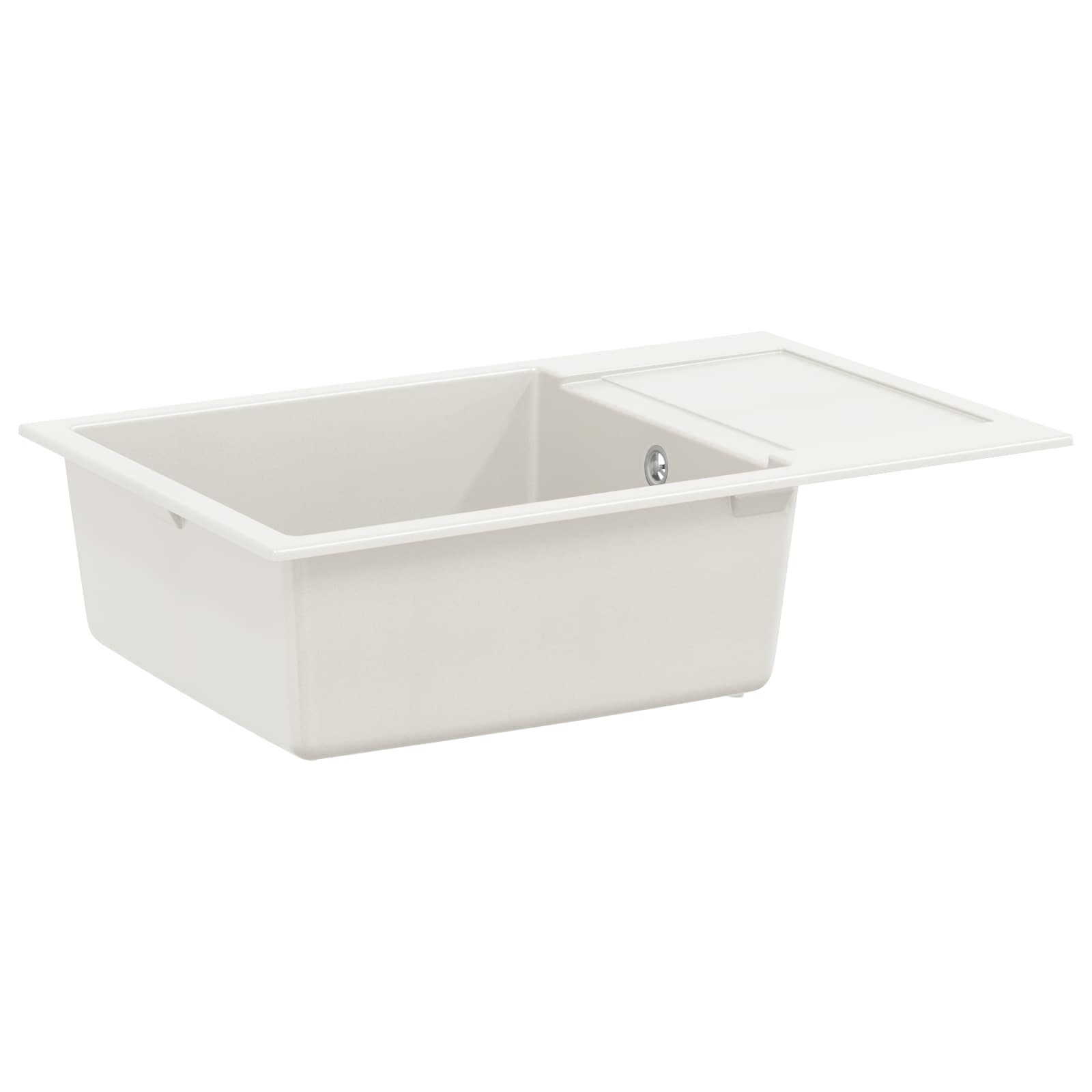Évier Vidaxx blanc 780 x 500 mm 80% quartz et 20% résine