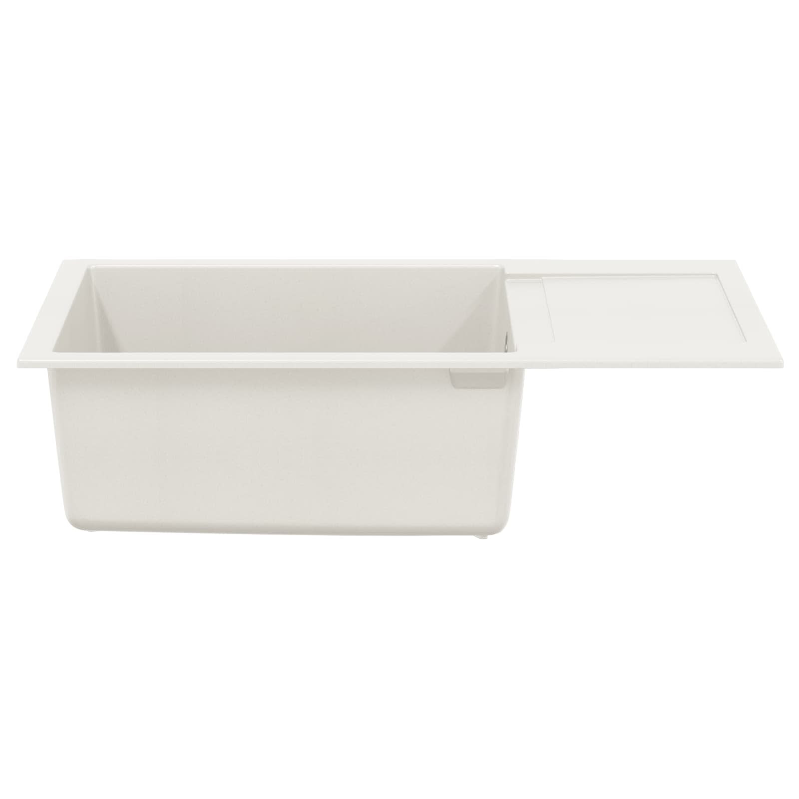 Évier Vidaxx blanc 780 x 500 mm 80% quartz et 20% résine