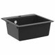 Vidaxx évier noir 470 x 440 mm granit