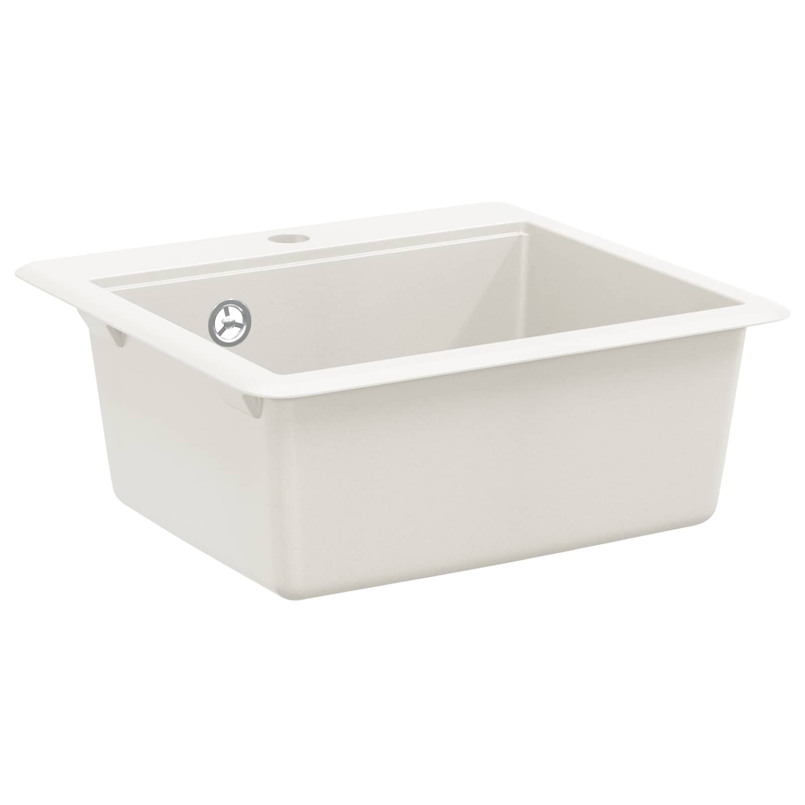 Vidaxx évier blanc 470 x 440 mm granit