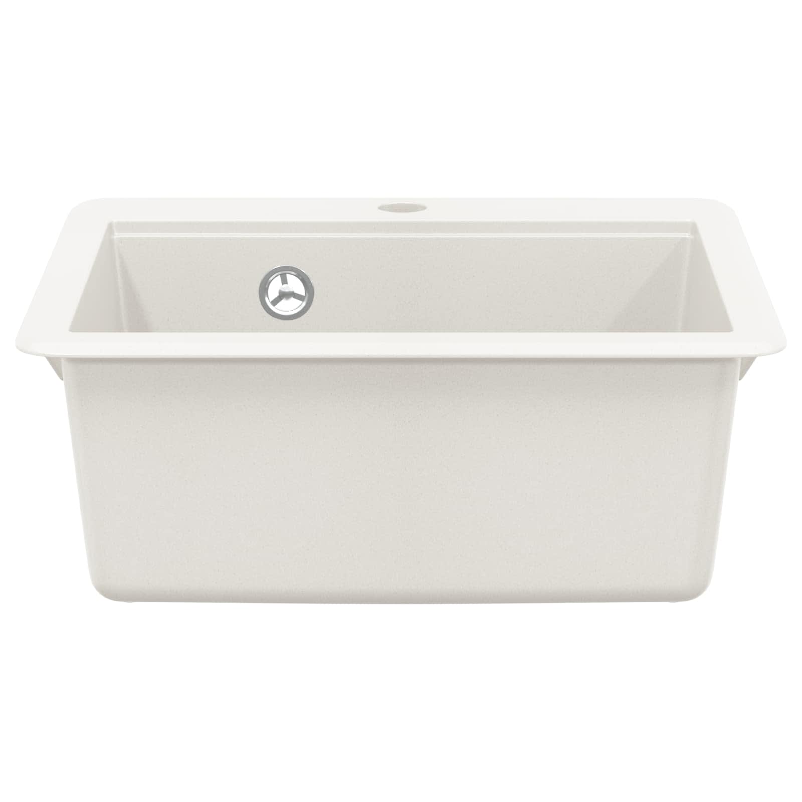 Vidaxx évier blanc 470 x 440 mm granit