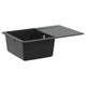 Vidaxx évier noir 670 x 460 mm granit