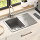 Lavabo Vidaxx gris 670 x 460 mm 80% quartz et 20% résine