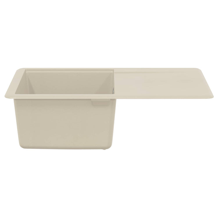 Vasque Vidaxx beige 670 x 460 mm 80% quartz et 20% résine