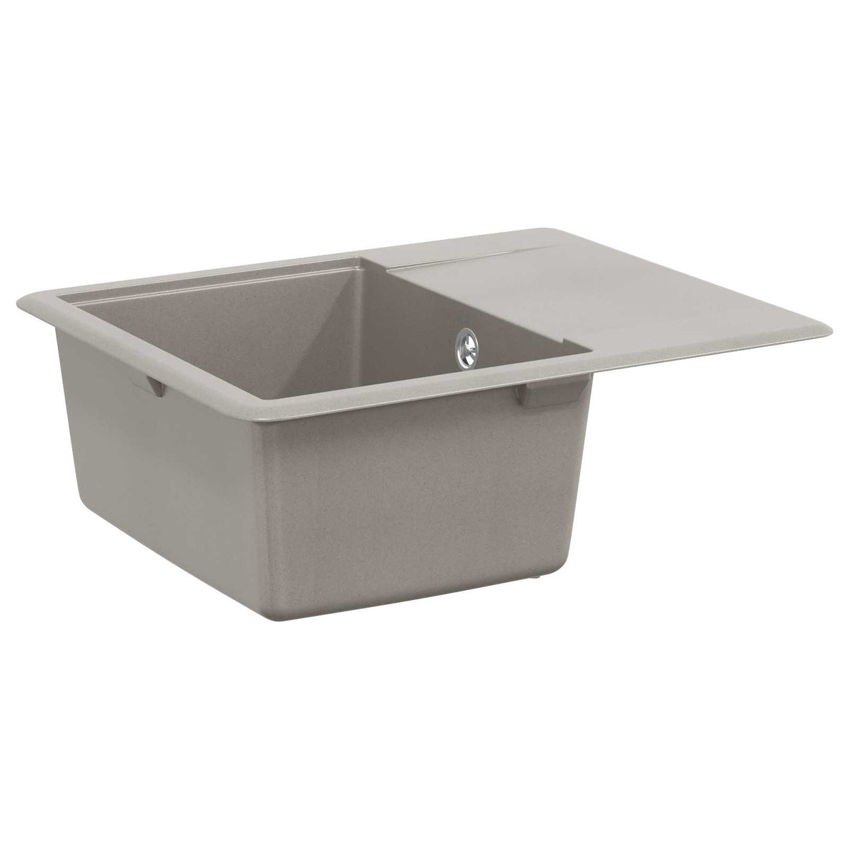 Evier Vidaxx gris 560 x 460 mm 80% quartz et 20% résine