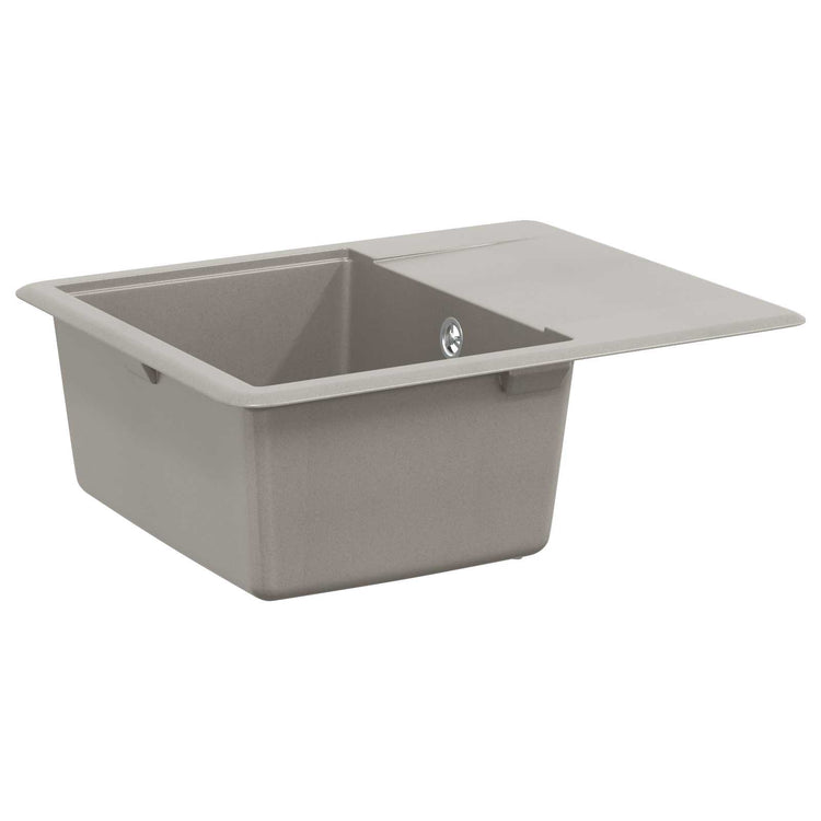 Evier Vidaxx gris 560 x 460 mm 80% quartz et 20% résine