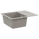 Evier Vidaxx gris 560 x 460 mm 80% quartz et 20% résine