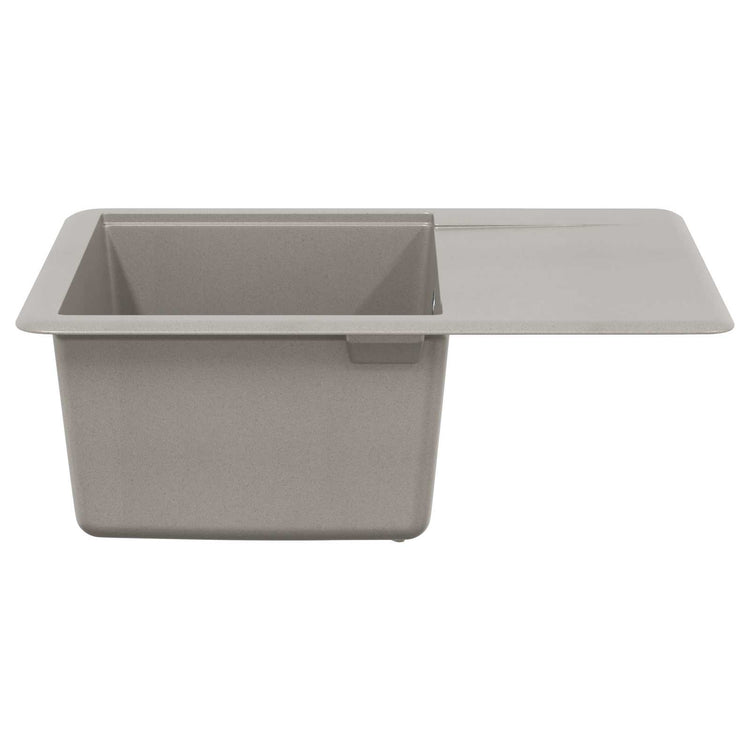 Evier Vidaxx gris 560 x 460 mm 80% quartz et 20% résine