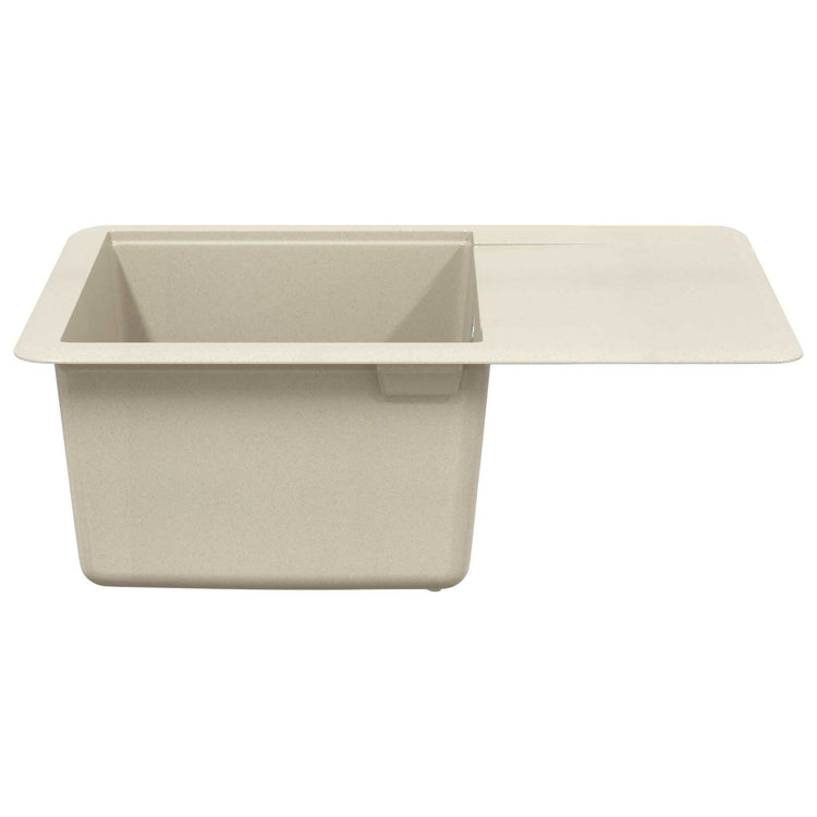 Lavabo Vidaxx beige 560 x 460 mm 80% quartz et 20% résine
