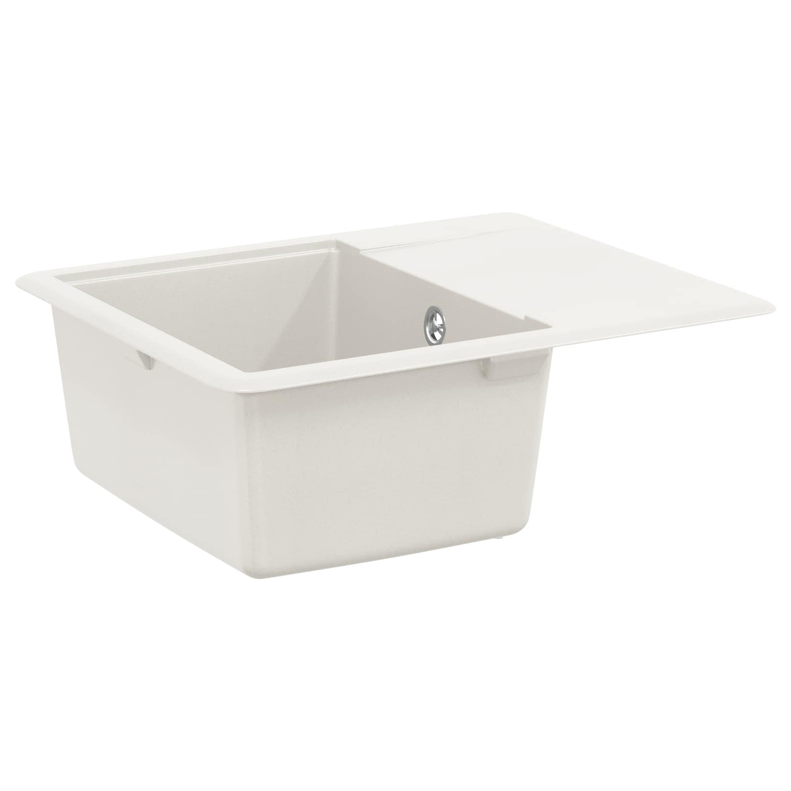 Évier Vidaxx blanc 560 x 460 mm 80% quartz et 20% résine