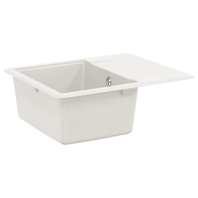 Évier Vidaxx blanc 560 x 460 mm 80% quartz et 20% résine
