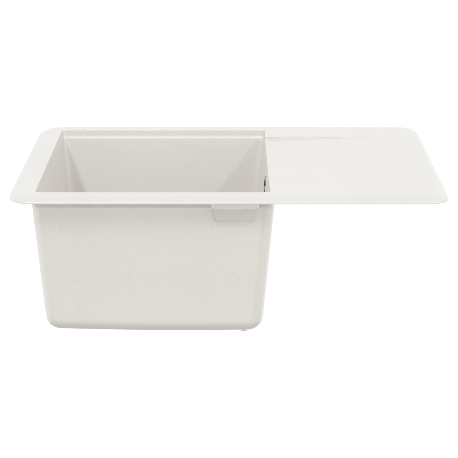 Évier Vidaxx blanc 560 x 460 mm 80% quartz et 20% résine