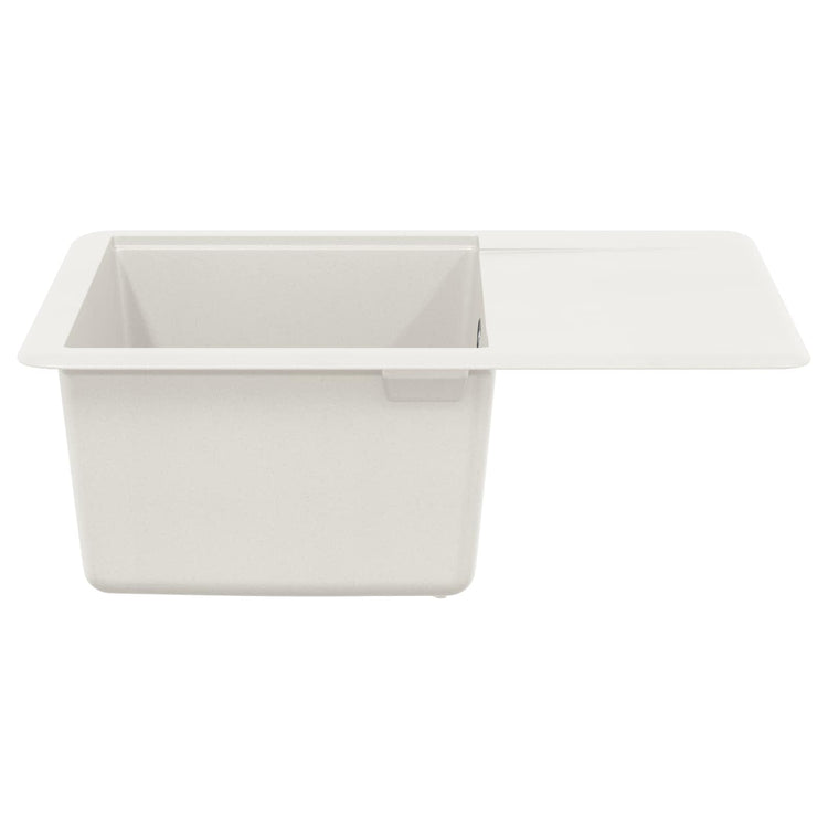 Évier Vidaxx blanc 560 x 460 mm 80% quartz et 20% résine