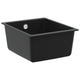 VidaXL évier noir 370 x 460 mm 80% quartz et 20% résine
