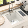 Evier Vidaxx blanc 370 x 460 mm 80% quartz et 20% résine