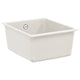Evier Vidaxx blanc 370 x 460 mm 80% quartz et 20% résine