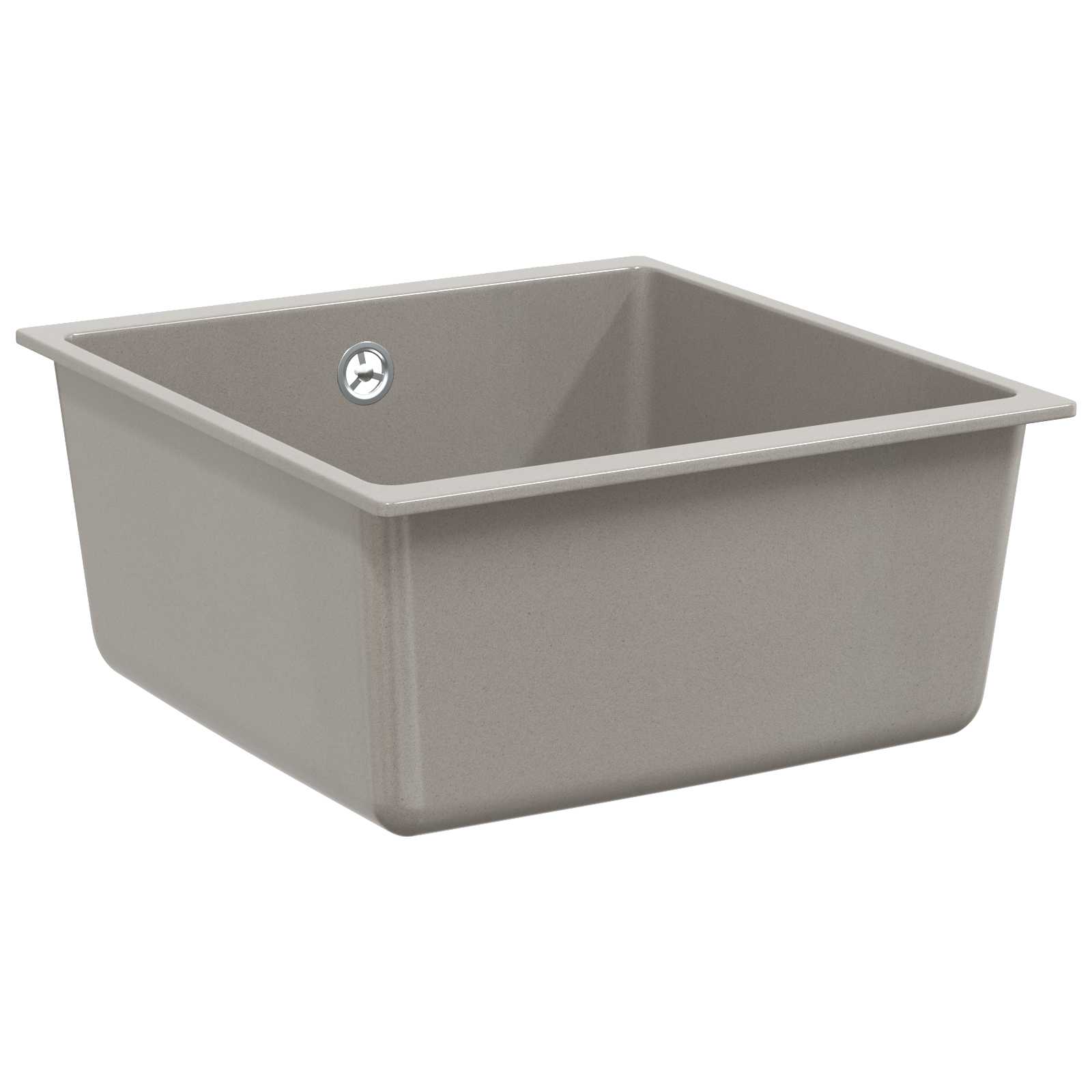 Evier Vidaxx gris 430 x 460 mm 80% quartz et 20% résine