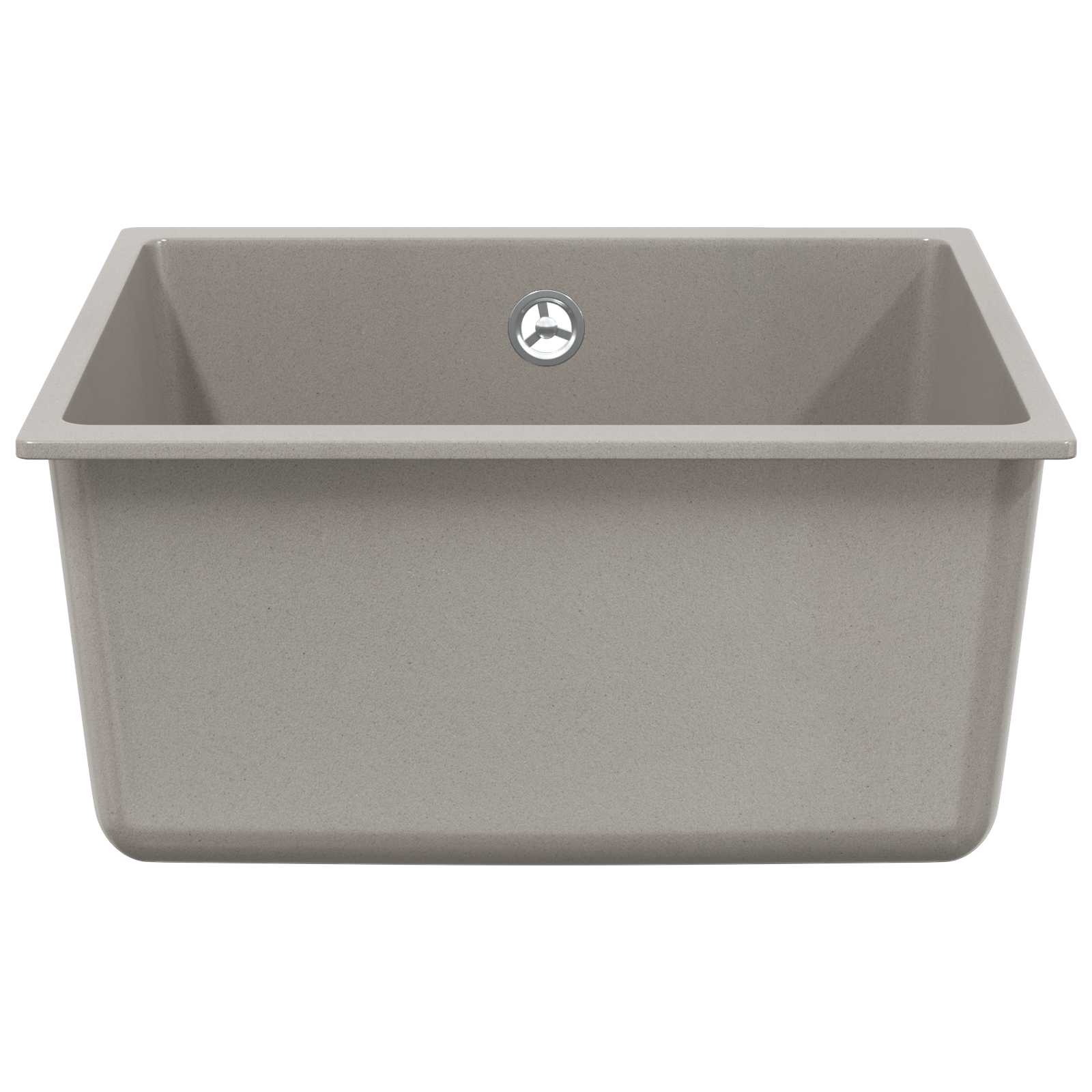 Evier Vidaxx gris 430 x 460 mm 80% quartz et 20% résine