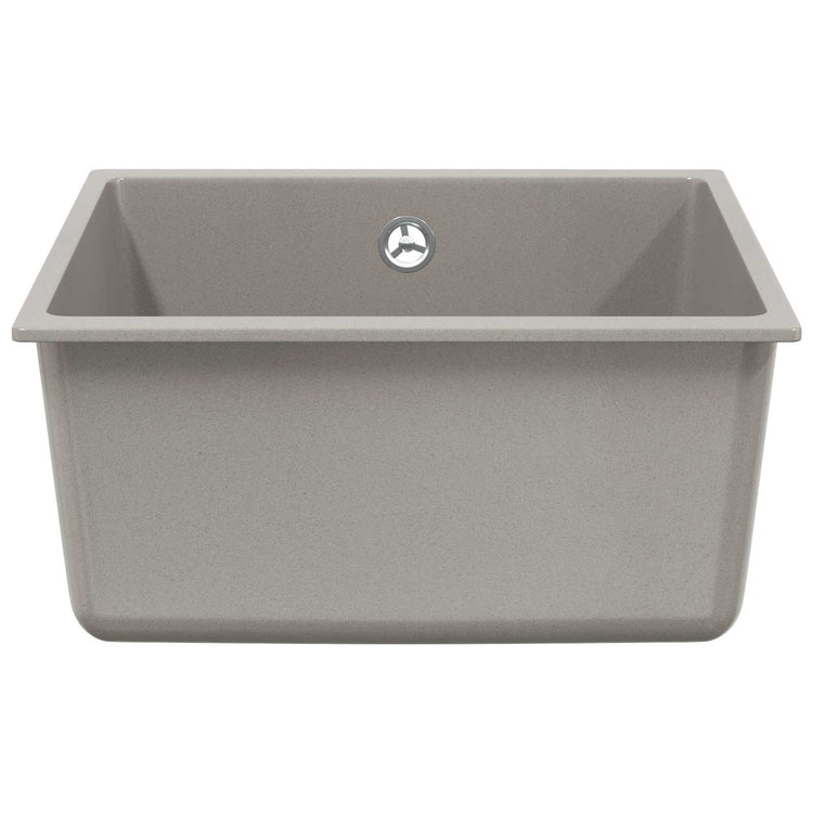 Evier Vidaxx gris 430 x 460 mm 80% quartz et 20% résine