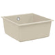 Lavabo Vidaxx beige 430 x 460 mm 80% quartz et 20% résine