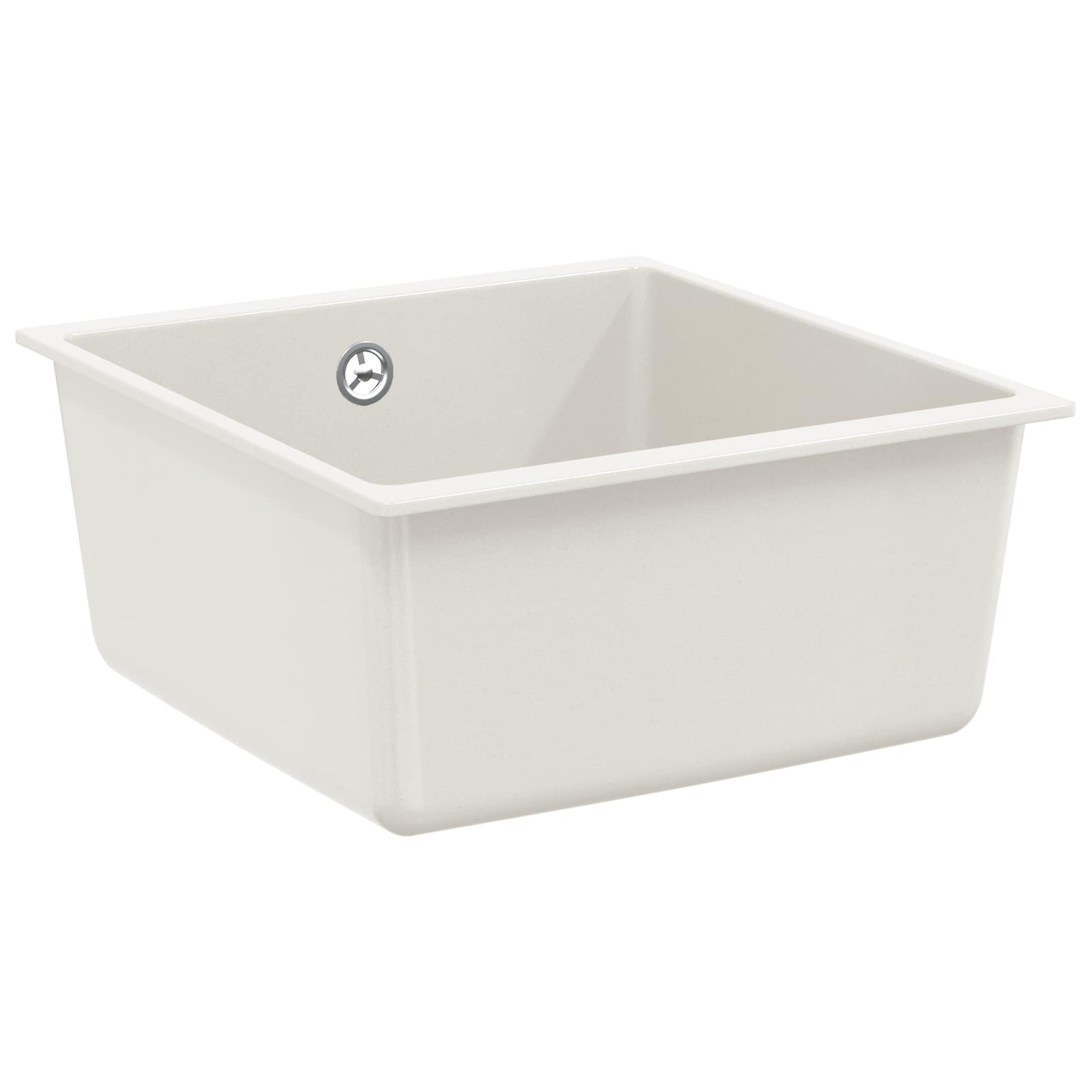 Évier Vidaxx blanc 430 x 460 mm 80% quartz et 20% résine