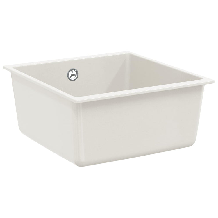 Évier Vidaxx blanc 430 x 460 mm 80% quartz et 20% résine