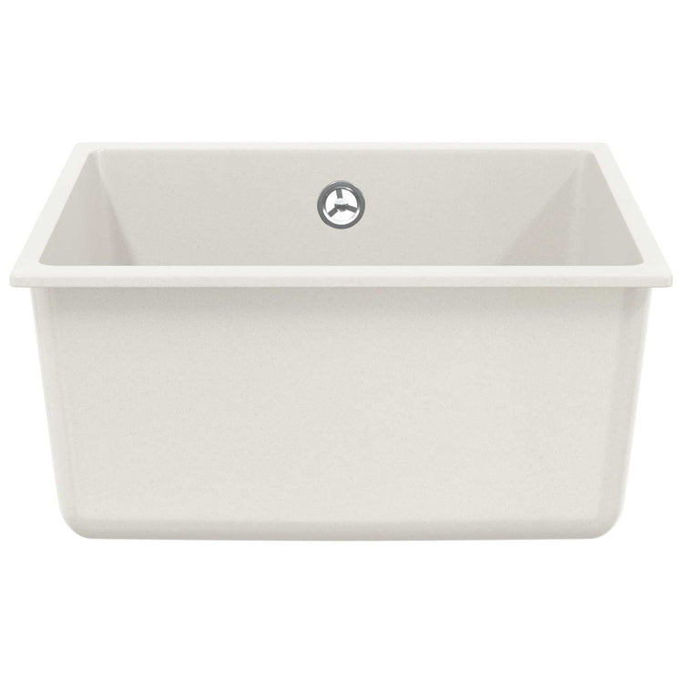 Évier Vidaxx blanc 430 x 460 mm 80% quartz et 20% résine