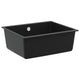 VidaXL évier noir 530 x 460 mm 80% quartz et 20% résine