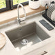 Evier Vidaxx gris 530 x 460 mm 80% quartz et 20% résine