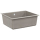 Evier Vidaxx gris 530 x 460 mm 80% quartz et 20% résine