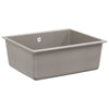 Evier Vidaxx gris 530 x 460 mm 80% quartz et 20% résine