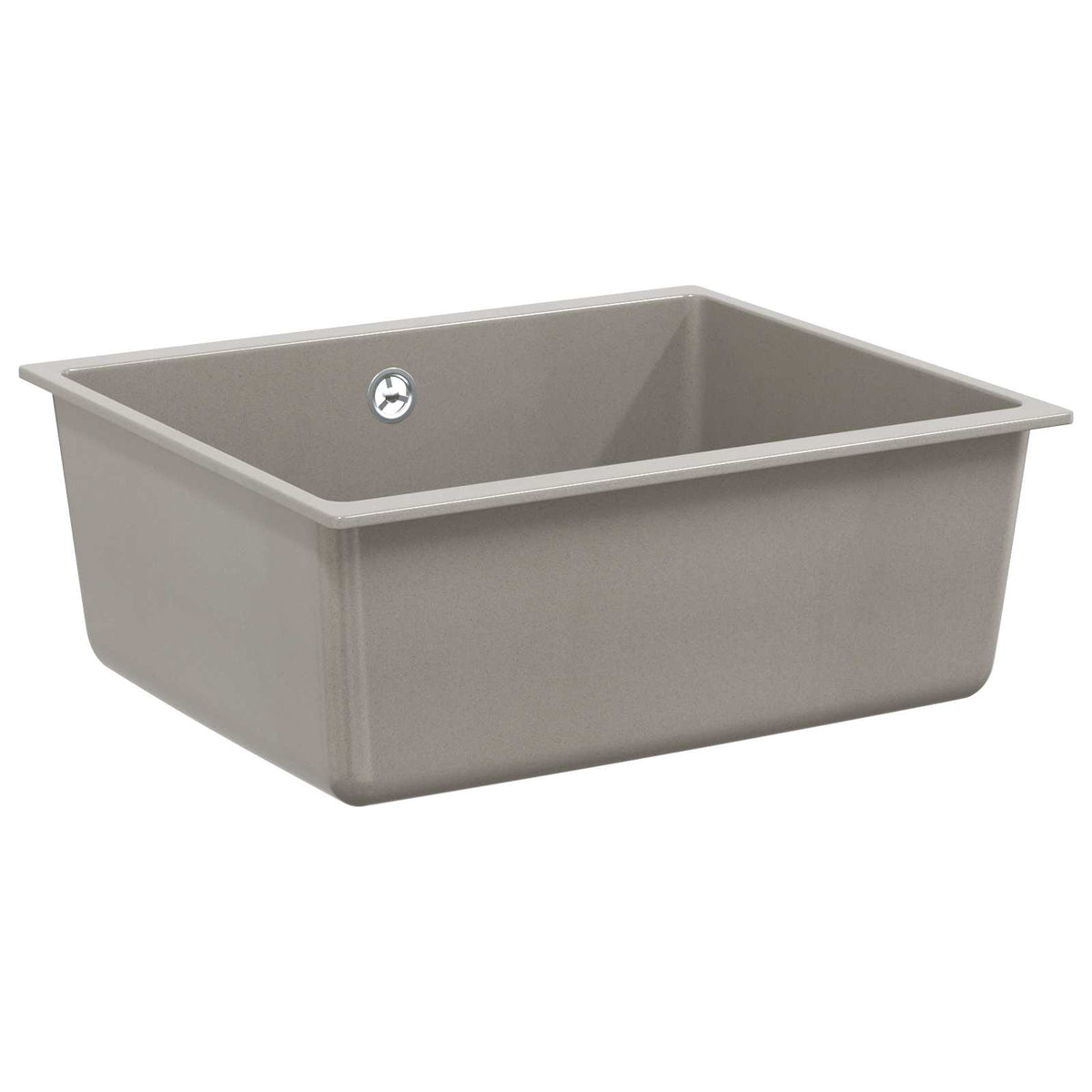 Evier Vidaxx gris 530 x 460 mm 80% quartz et 20% résine
