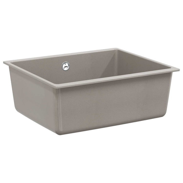 Evier Vidaxx gris 530 x 460 mm 80% quartz et 20% résine
