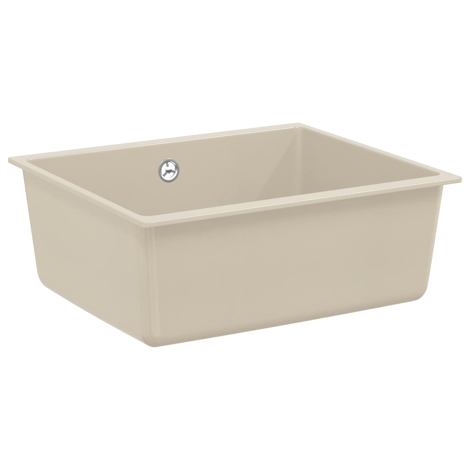 Lavabo Vidaxx beige 530 x 460 mm 80% quartz et 20% résine
