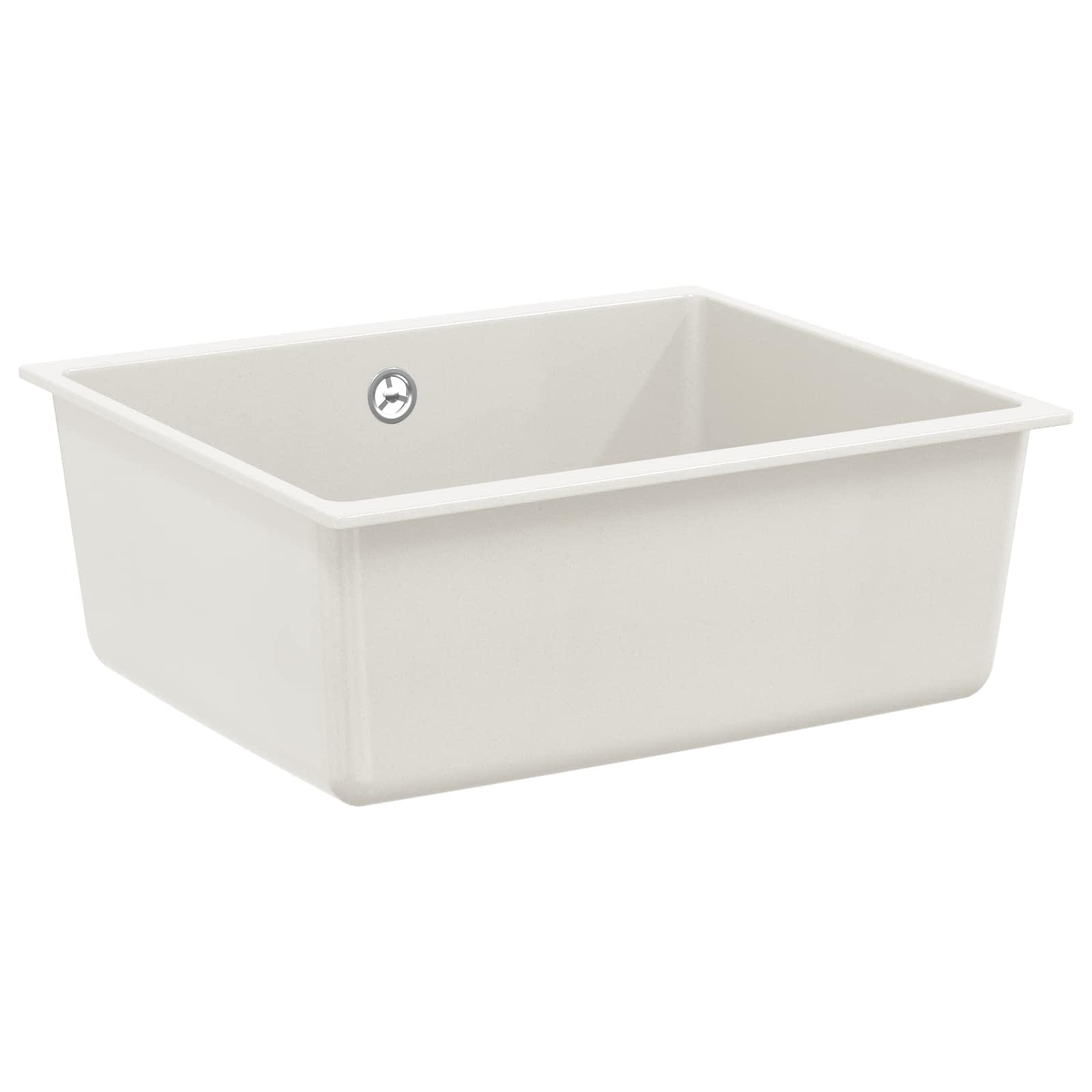 Évier Vidaxx blanc 530 x 460 mm 80% quartz et 20% résine