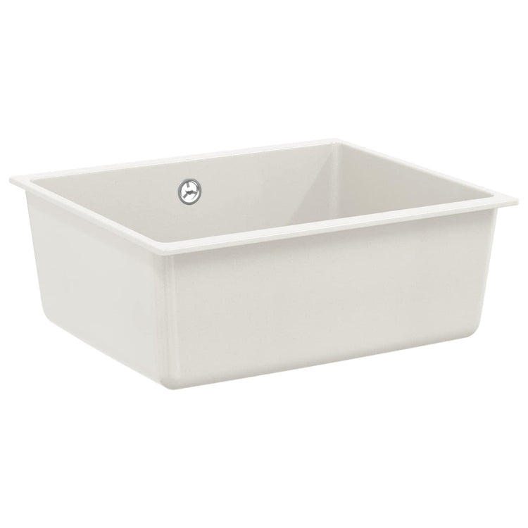 Évier Vidaxx blanc 530 x 460 mm 80% quartz et 20% résine