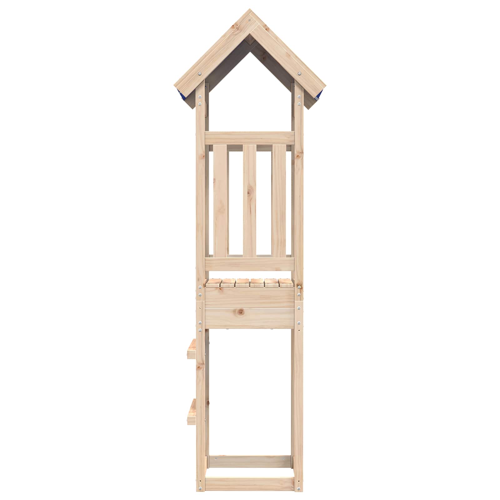 Vidaxx tour de jeu marron 52,5 x 46,5 x 208 cm bois de pin massif