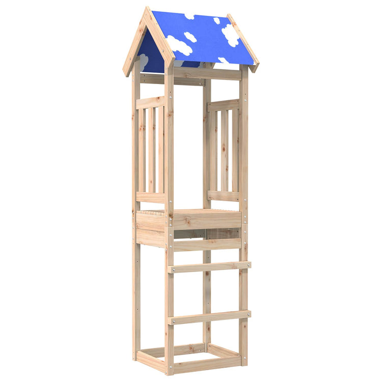 Vidaxx tour de jeu marron 52,5 x 46,5 x 208 cm bois de pin massif