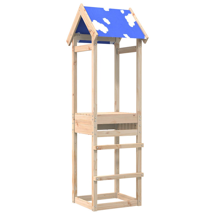 Vidaxx tour de jeu marron 52,5 x 46,5 x 195 cm bois de pin massif