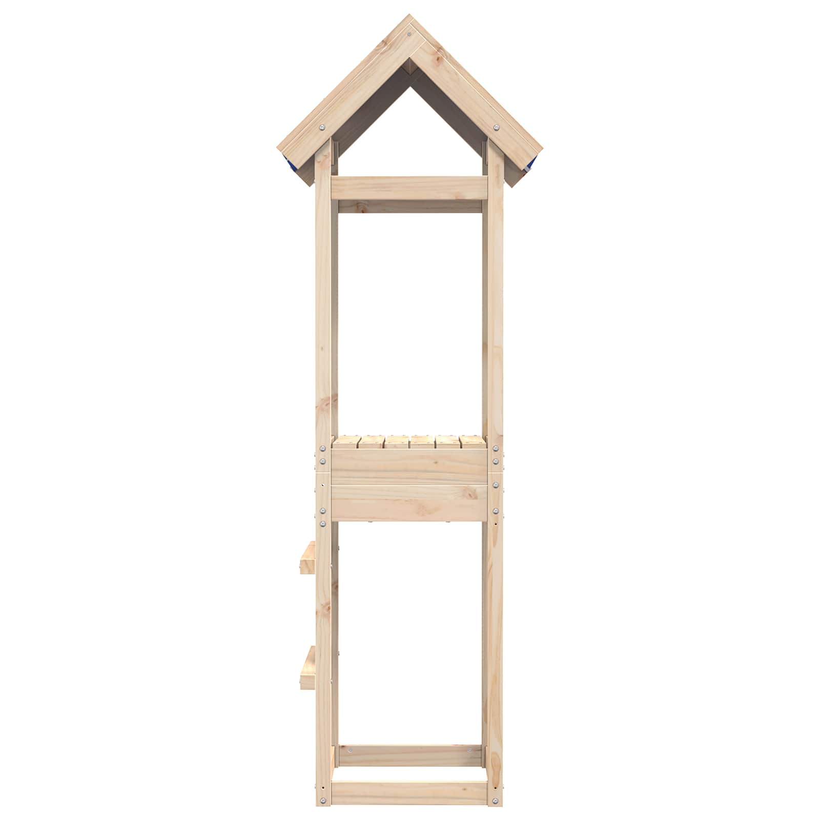Vidaxx tour de jeu marron 52,5 x 46,5 x 195 cm bois de pin massif