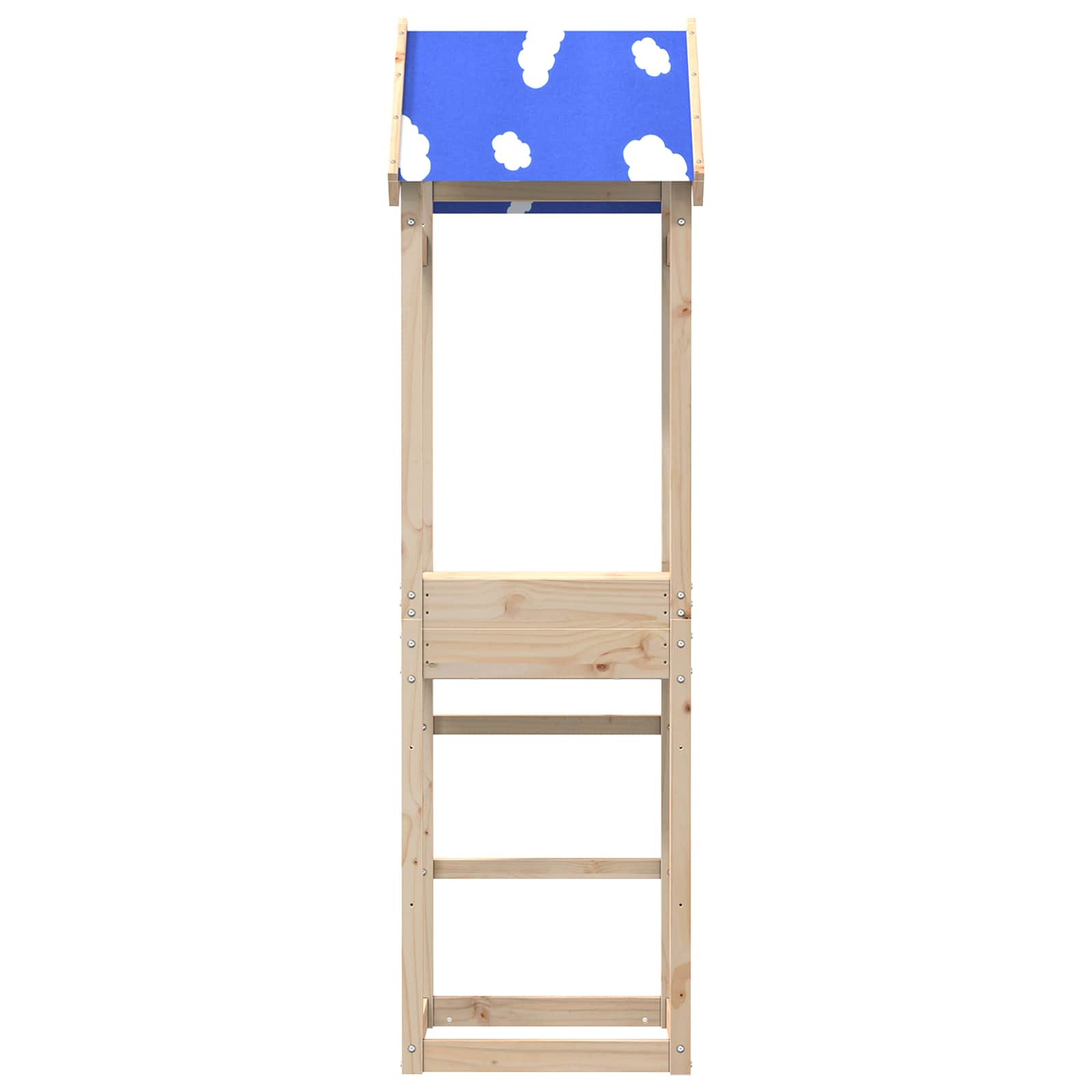 Vidaxx tour de jeu marron 52,5 x 46,5 x 195 cm bois de pin massif