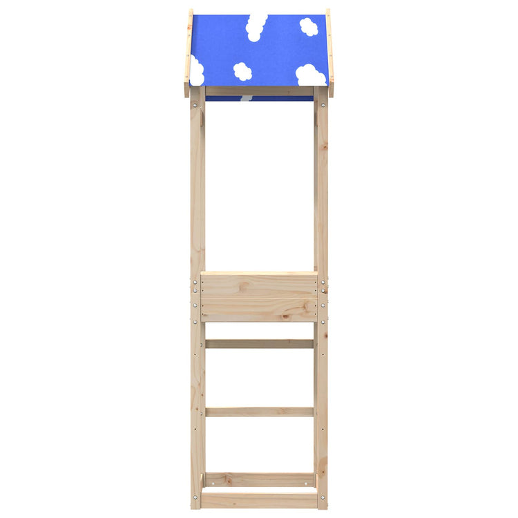 Vidaxx tour de jeu marron 52,5 x 46,5 x 195 cm bois de pin massif