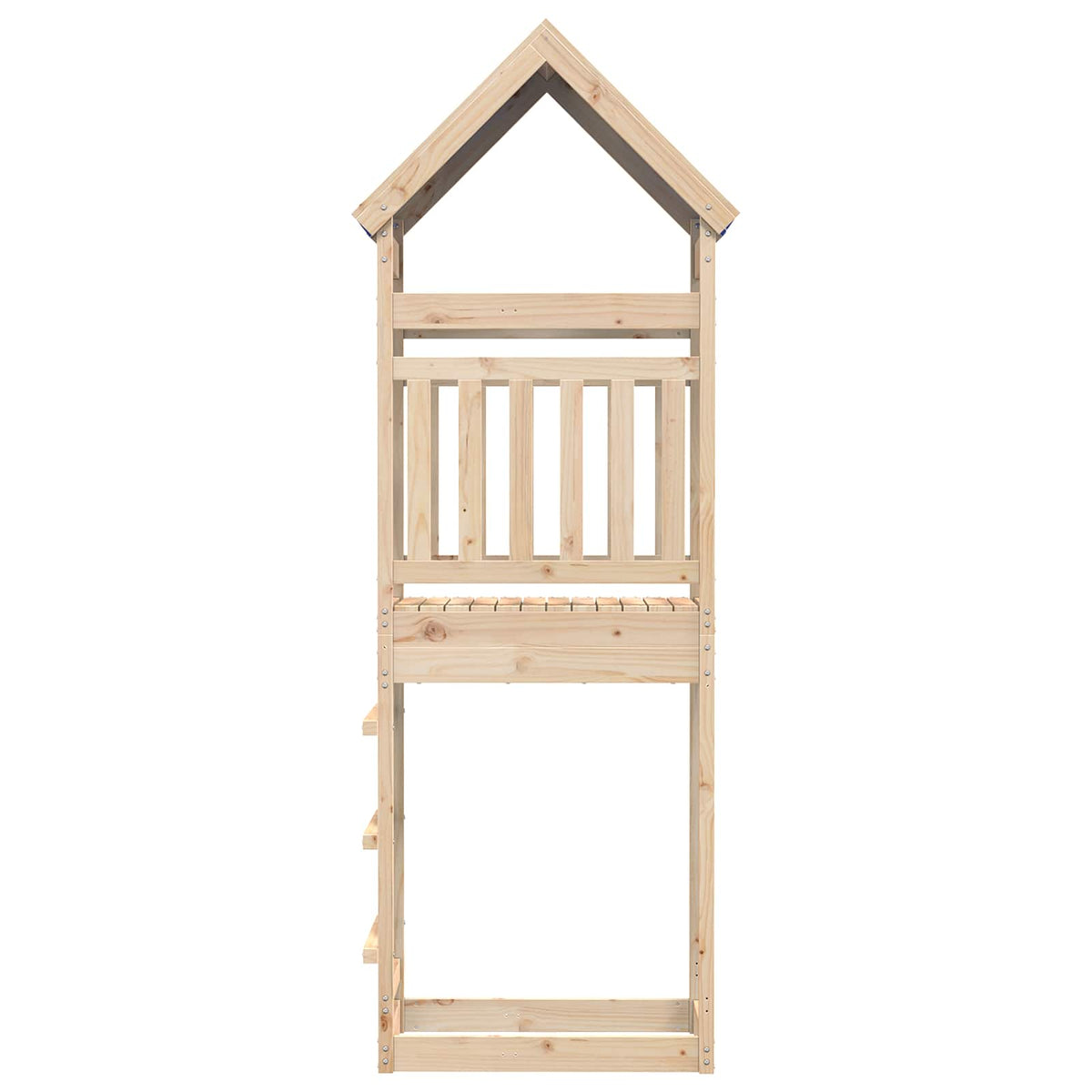 Vidaxx tour de jeu marron 52,5 x 85 x 265 cm bois de pin massif