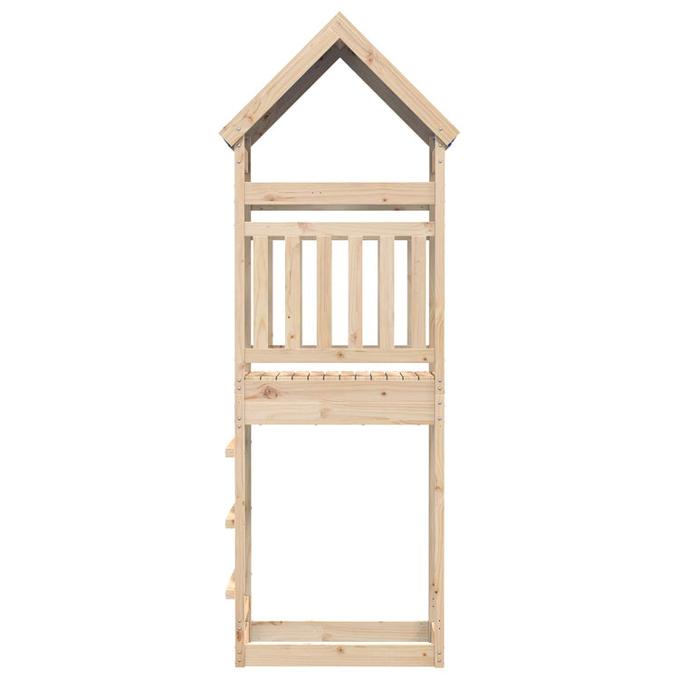 Vidaxx tour de jeu marron 52,5 x 85 x 265 cm bois de pin massif