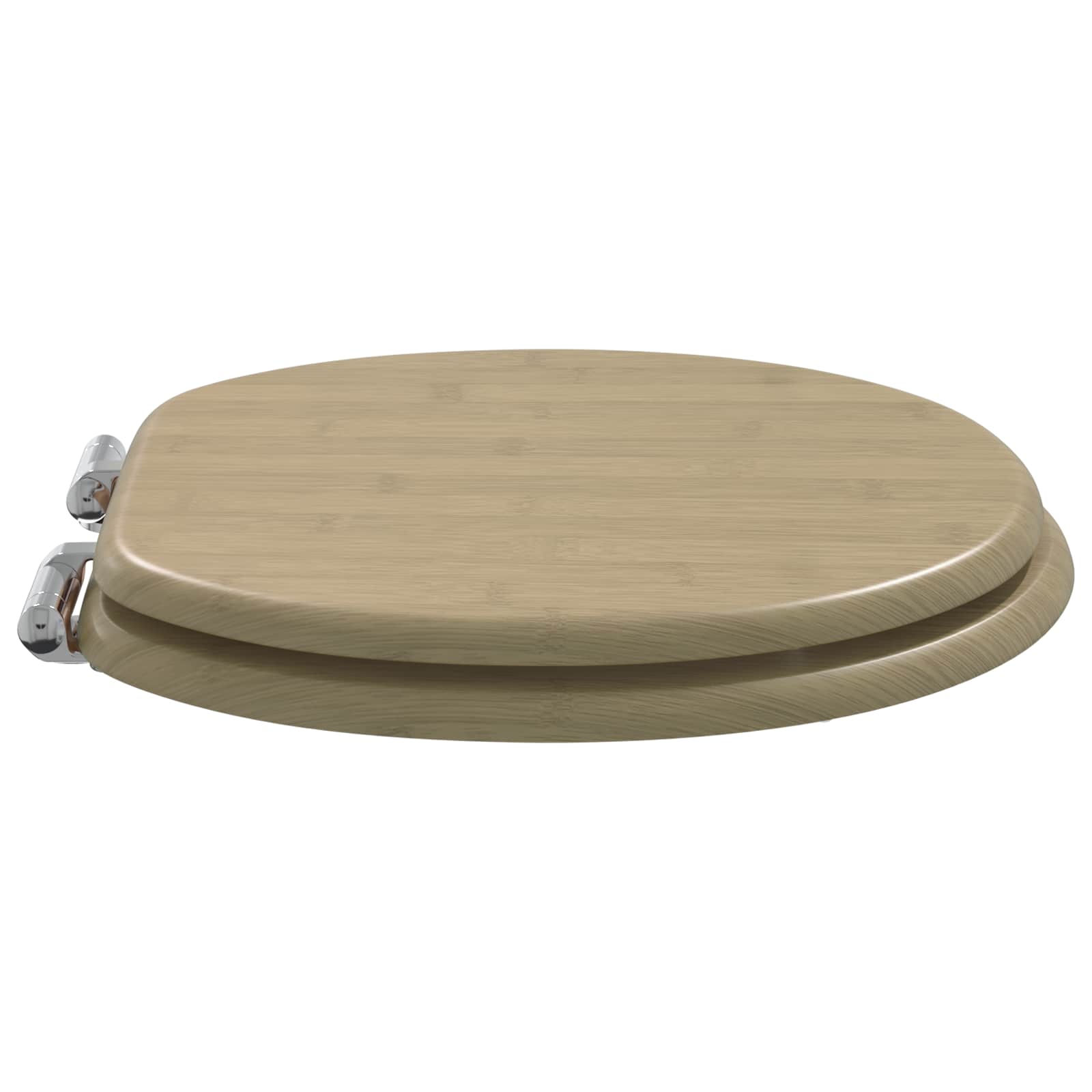 Vidaxx abattant de toilette à fermeture douce couleur bambou clair 44 x 38 cm panneau MDF