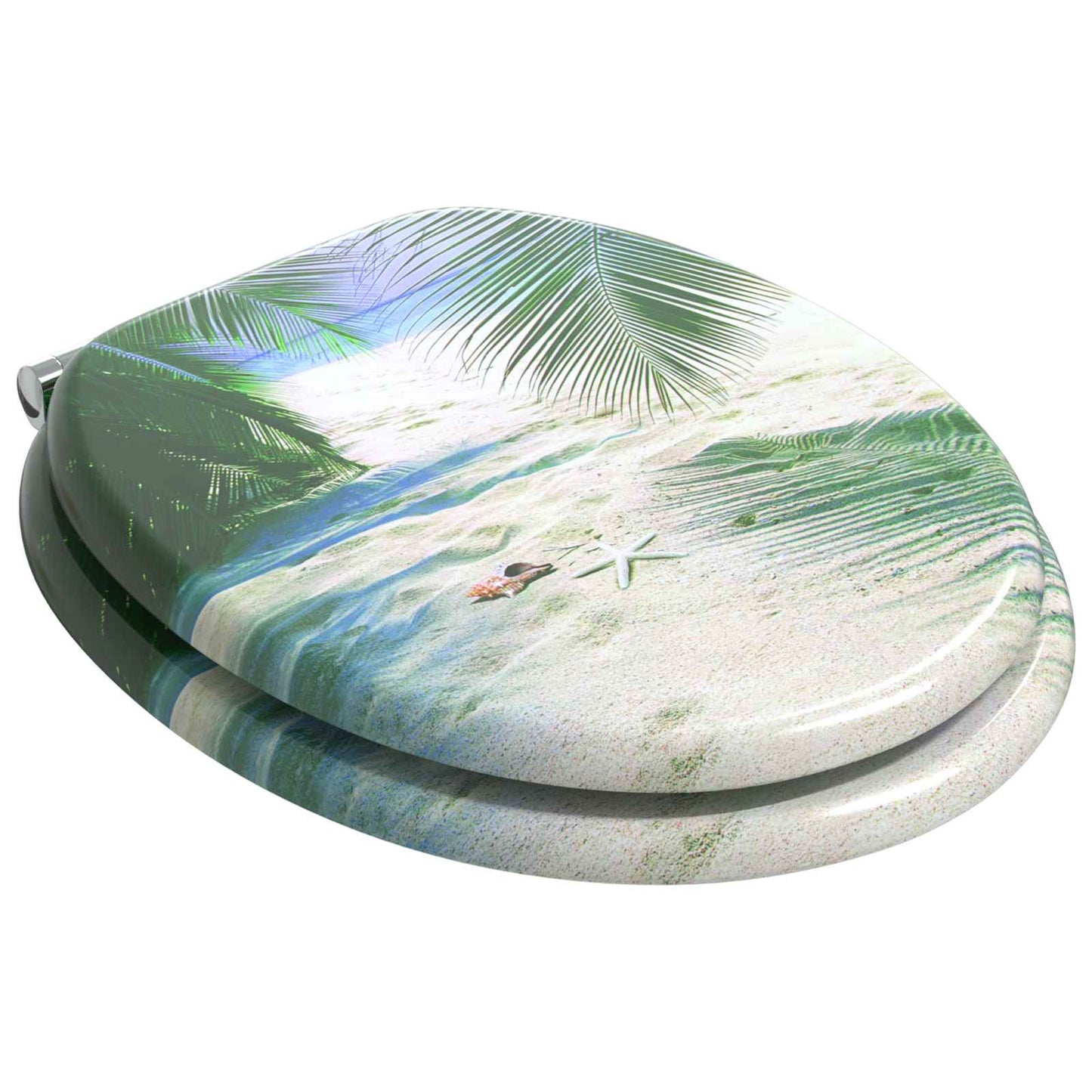 Vidaxx abattant de toilette à fermeture douce vert 44 x 38 cm panneau MDF