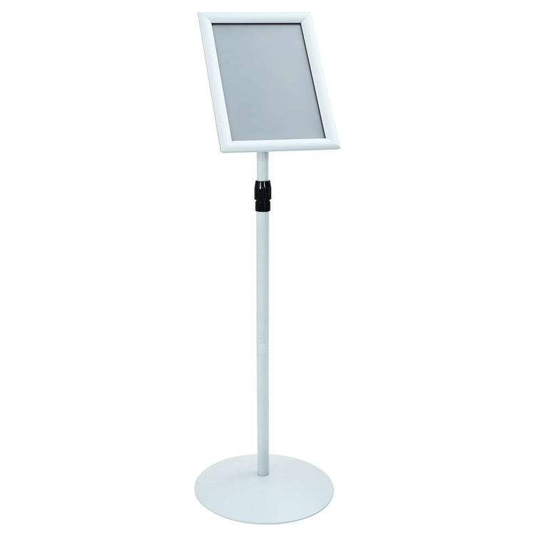 VidaXL porte-affiche sur pied argent 33 x 33 x 126 cm PVC et acier