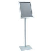 Vidaxl piedestal porte-affiche argent 32,5 x 27 x 126 cm PVC et fonte - afbeelding 2